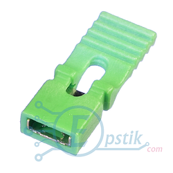 Джампер з тримачем 2.54мм зелений