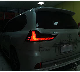 Задні лед тюнінг ліхтарі Lexus LX 570 2016-2021 р. Лексус 570