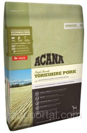 Acana (Акана) Yorkshire Pork Гіпоалергенний корм для собак з м'ясом свинини 6 кг