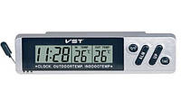 Автомобильные часы с термометром vst-7066,