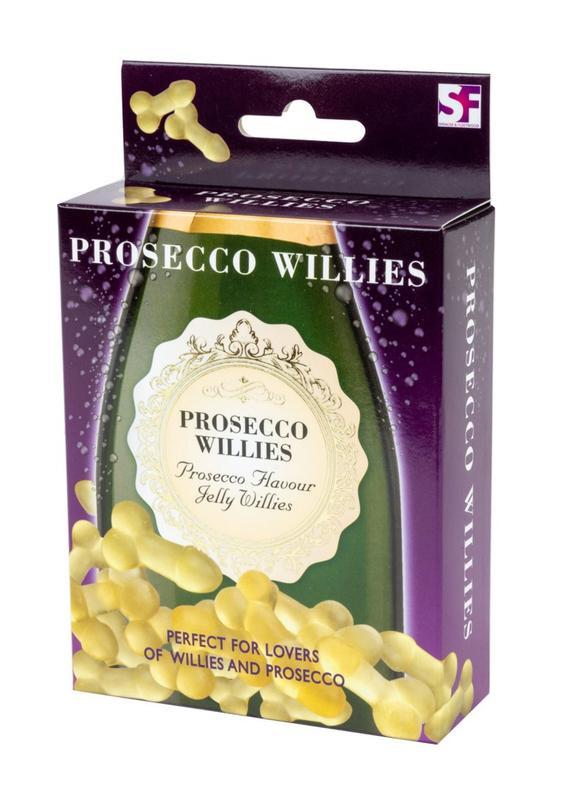 Желейні цукерки у формі пенісів зі смаком Просеко Prosecco Flavoured Willies від Spencer Fleetwood, 120 г.