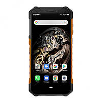 Смартфон ударопрочный с большим емким аккумулятором на 2 симки UleFone Armor X5 orange 3/32 гб NFC