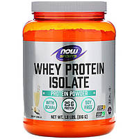 Изолят сывороточного протеина NOW Foods, Sports "Whey Protein Isolate" со вкусом ванили (816 г)