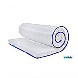 Футон топер матрац на диван ортопедичний вирівнювальний MEMORY-MIX ЖАКАРД помірно м'який 7 см, фото 6