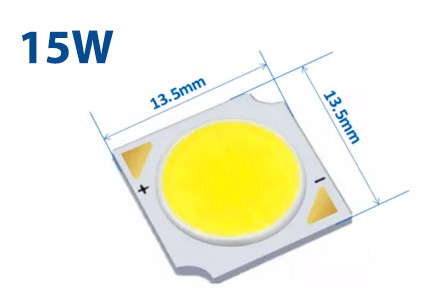 Світлодіодна LED-матриця COB 15w 45-48 V 300mA 13.5mm, фото 1
