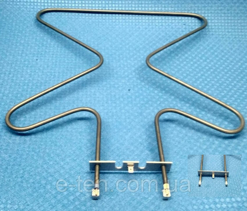 ТЕН "низький" неіржавка сталь 1300W/230 V (метелик 360 мм*350 мм) для електродуховок HANSA, KAISER (Туреччина)