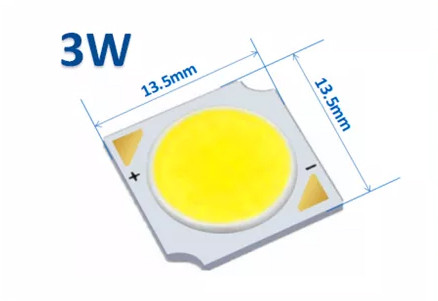 Світлодіодна матриця COB LED 3w 13.5mm, фото 1