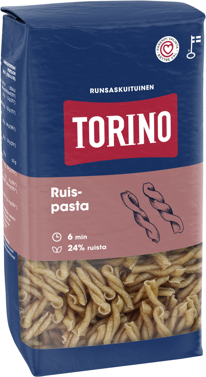Макарони Житні TORINO 500 г, (10 шт/ящ)