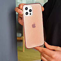 Силіконовий чохол з блискітками Star Shine для iPhone 12/ 12 Pro