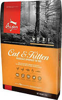 Orijen Cat & Kitten (Оріджен Кет Кітен) Сухий корм для кошенят і дорослих котів  з індичкою і камбалою 5,4 кг