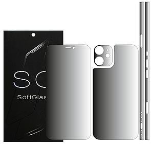 Плівка Apple iPhone 12 mini Комплект: для передньої і задньої панелі поліуретанова SoftGlass