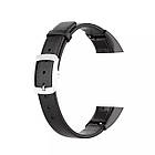 Ремінець Leather Strap для Huawei Band 4 / Honor Band 5i Black, фото 3