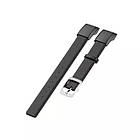 Ремінець Leather Strap для Huawei Band 4 / Honor Band 5i Black, фото 4