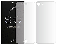 Бронепленка Apple iPhone 7 Комплект: для Передней и Задней панели полиуретановая SoftGlass