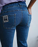Джинси для вагітних сині, фото 4