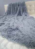 Покривало Травичка 220х240  ⁇  Плед із ворсу  ⁇  Теплий плед Травичка  ⁇  Покривало на ліжко