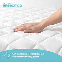 Наматрацник SLEEPINGG 180х200 см пл 150 гр/м2 з гумками по кутах, фото 4