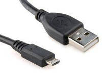 Кабель Cablexpert USB - micro USB V 2.0 (M/M), 0.5 м, чорний (CCP-mUSB2-AMBM-0.5M)