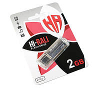 Флеш-накопичувач USB 2GB Hi-Rali Corsair Series Silver (HI-2GBCORSL)