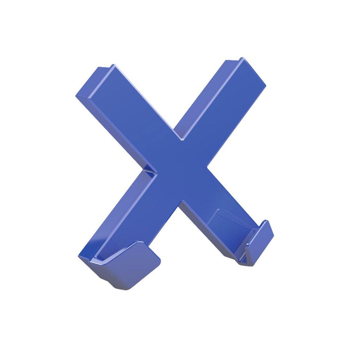 Магніт Mega, Dahle, Cross, 90x90мм, синій.