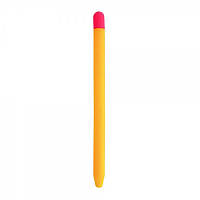 Чохол Goojodoq Matt 2 Golor TPU для стилуса Apple Pencil 2 Yellow/Pink (1005002071193896YP)