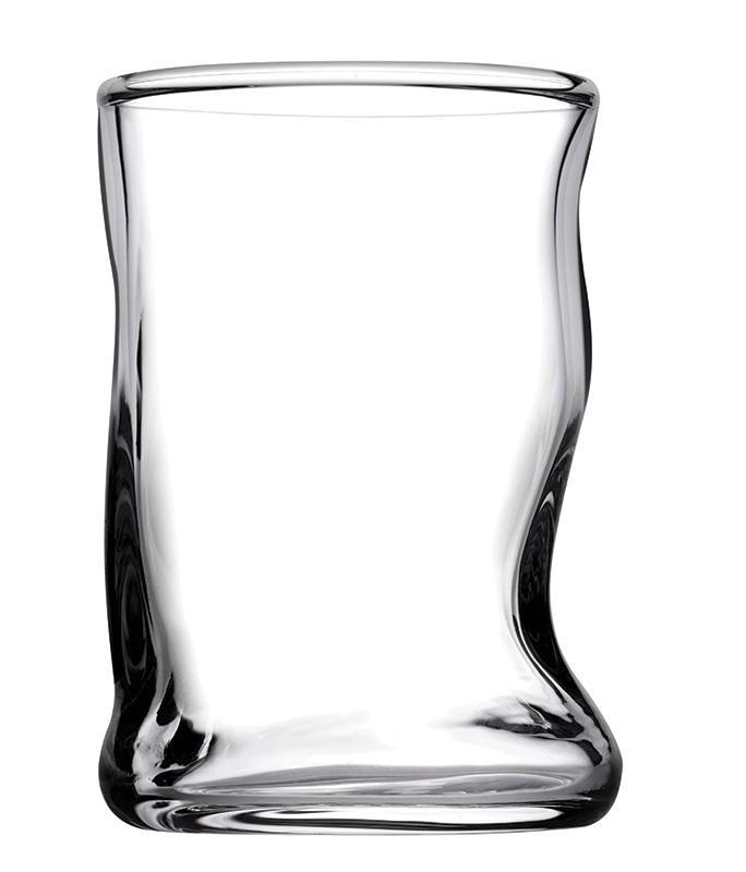 Набір 4 скляні стоси (румки) Pasabahce Amorf 50мл, у подарункової коробці | HomeDreams