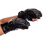 Рукавички для змішаних єдиноборств MMA Boxer шкіряні розмір M-XL (2018-4), фото 5