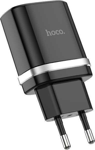 Мережевий зарядний пристрій HOCO C12Q Smart QC3.0 3 A 18 W black, фото 1