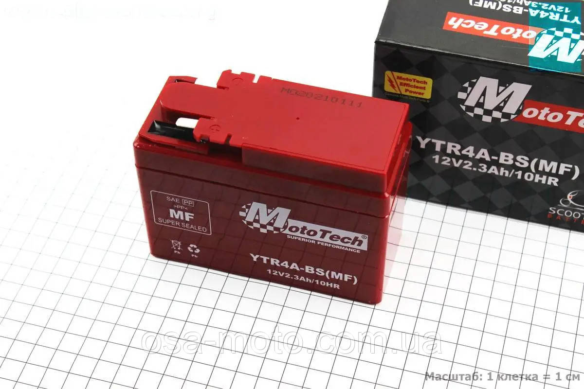 Акумулятор "таблетка-Honda" YTR4A-BS 115/50/85мм