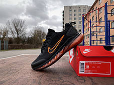 Чоловічі кросівки Nike Max Advantage 2 Black Orange чорні, фото 3