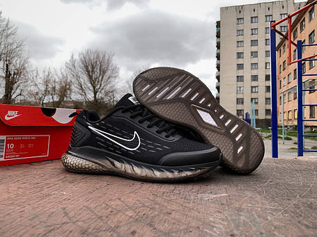 Чоловічі кросівки Nike Max Advantage 2 Black Brown чорні, фото 1