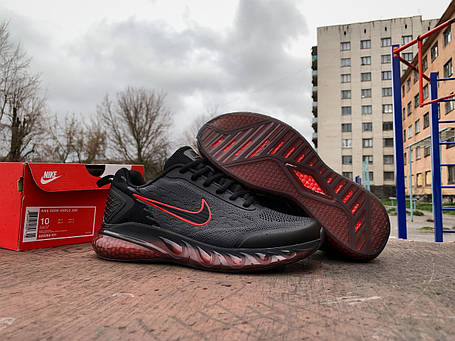 Чоловічі кросівки Nike Max Advantage 2 Grey Red сірі, фото 1