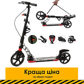 Самокат двоколісний для дорослих iTrike SR2-014-4-B Чорний