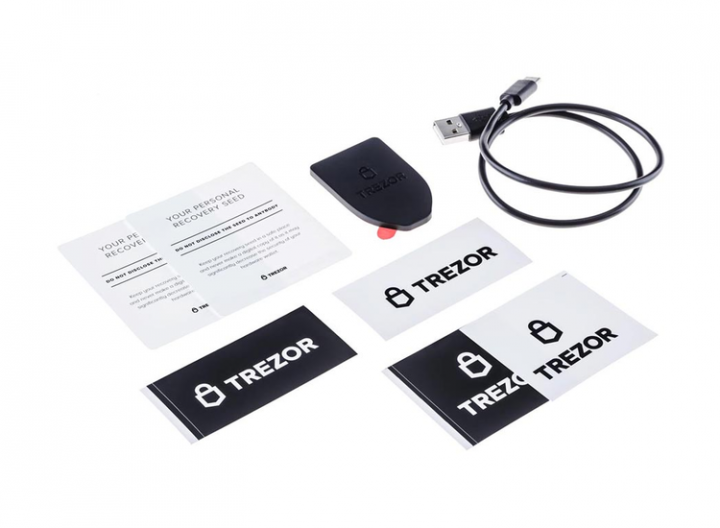 Аппаратный кошелек Trezor Model T Black - фото 8 - id-p1606155178