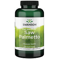 Со Пальметто, Saw Palmetto, Swanson, 540 мг, 250 капсул