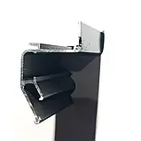 Профіль алюмінієвий для натяжних стель - чорний, парящий № 5 (аналог ГХ). Довжина профіля 2.5 м., фото 2