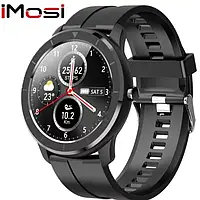 Мужские умные смарт часы Smart Watch WQ11-B / Фитнес браслет трекер