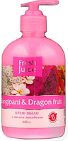 Мило рідке FRESH JUICE крем-мило 460 мл Frangipani Dragon (фраджіпані і фрукт дракона) (6)