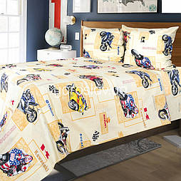 Дитяча постільна полуторний бязь набивна Ярослав t31а