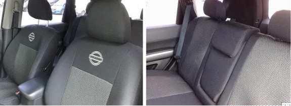 Чохли на сидіння дляnissan qashqai 2006-2013 без заднього підлокітника, фото 1