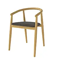 Крісло дерев"яне з м"яким сидінням Mamont