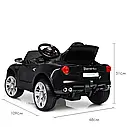 Дитячий електромобіль Ferrari чорна машинка на акумуляторі, фото 7