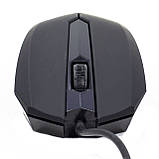 Al Миша миша JEQANG JM-032 Black комп'ютерна ігрова GAMING 800/1200 DPI для ПК ноутбука, фото 3