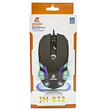 Al Миша миша JEQANG JM-032 Black комп'ютерна ігрова GAMING 800/1200 DPI для ПК ноутбука, фото 8