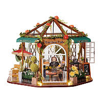 Al Кукольный дом домик конструктор DIY Cute Room GD-001-B Garden Cafe для девочек