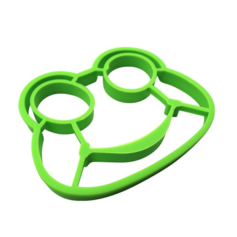 Al Силиконовая форма для жарки яиц CUMENSS Лягушка Green - фото 4 - id-p1606207555