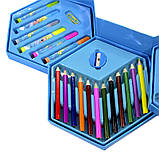 Al Подарунковий набір для дитячої творчості та малювання Painting Set 46 предметів Blue дитячий, фото 4