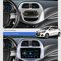 Al Штатная магнитола для Chevrolet Spark 3 (M300) Рестайлинг 2020-н.в. экран 9" 2/32Gb Wi-Fi GPS Base Android