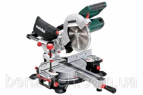 Пила торцева Metabo KGSV 216 М (з протяжкою, з регулюванням, диск 216 мм.), фото 1