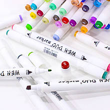 Al Набір маркерів для скетчингу YUELU 002 48 кольорів професійні двосторонні